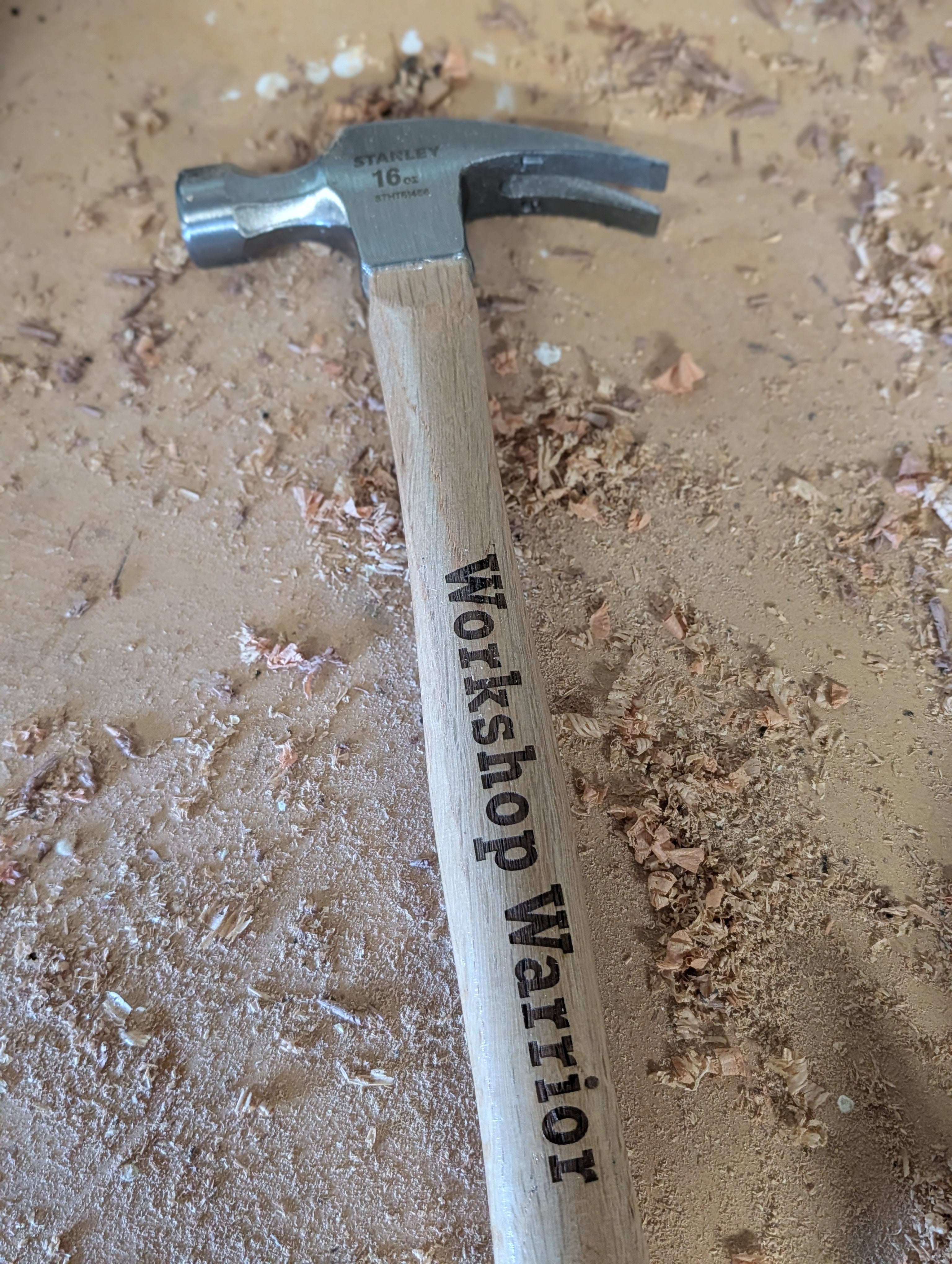 Personalized Engraved Hammer – Custom Wood Handle Gift for Dads, Grandpas