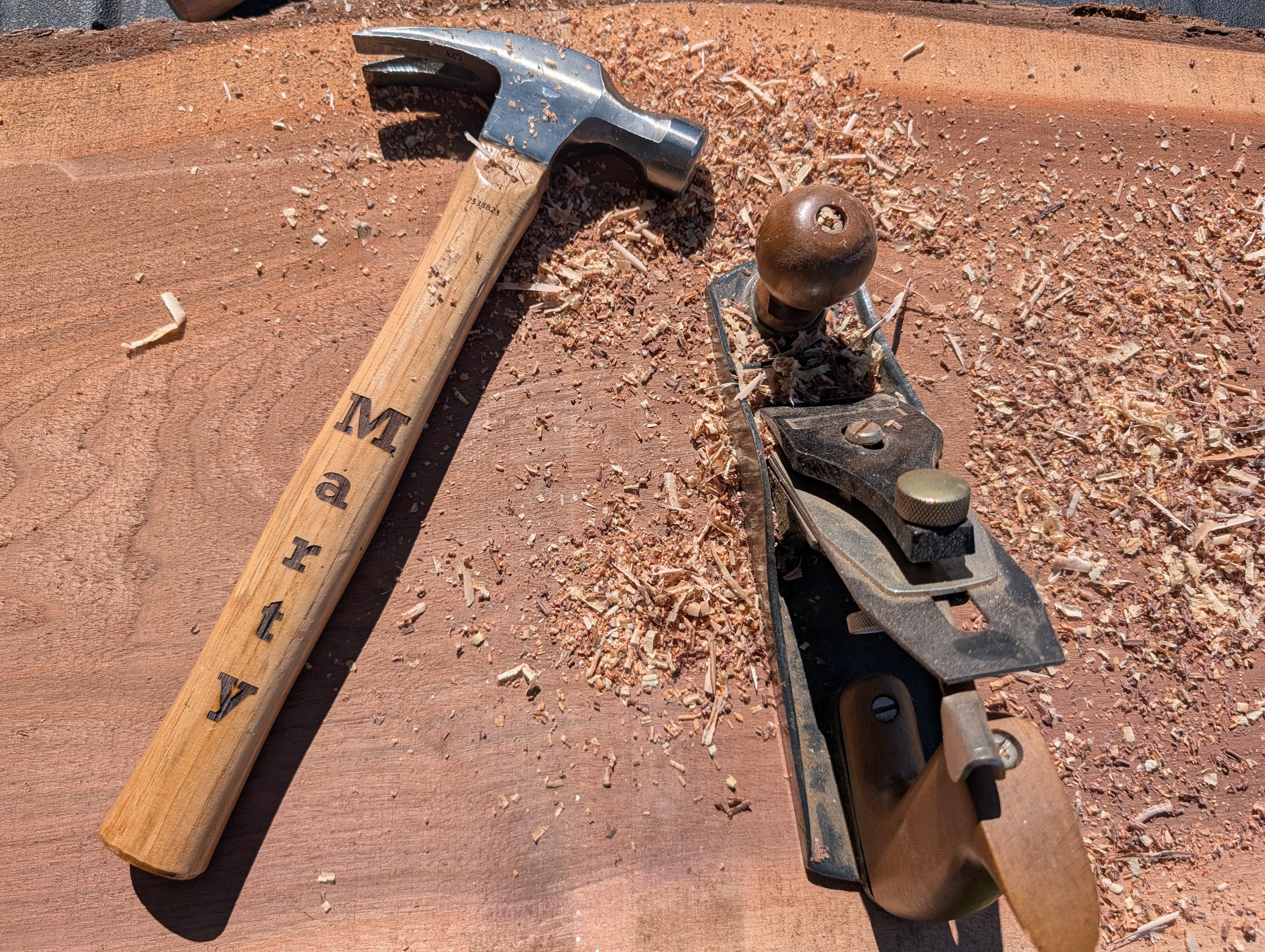 Personalized Engraved Hammer – Custom Wood Handle Gift for Dads, Grandpas