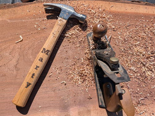 Personalized Engraved Hammer – Custom Wood Handle Gift for Dads, Grandpas