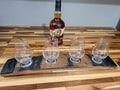 Authentic Whiskey Barrel Flight Board